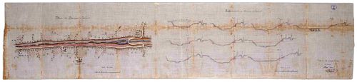 Pl�nol del barranc del Carraixet (1871)
